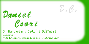 daniel csori business card